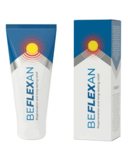 Confezione della crema Beflexan